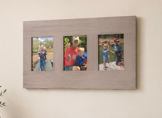 SemiTrans Gray Secret Shelfie — Picture Frame & Pillow Storage Shelf