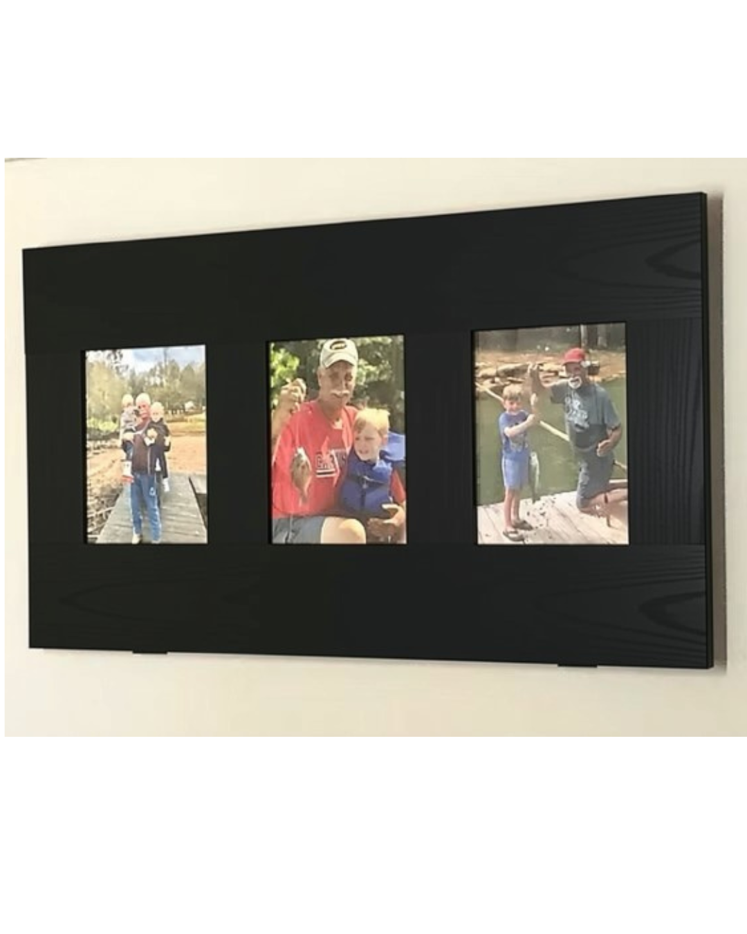 SemiTrans Black Secret Shelfie — Picture Frame & Pillow Storage Shelf