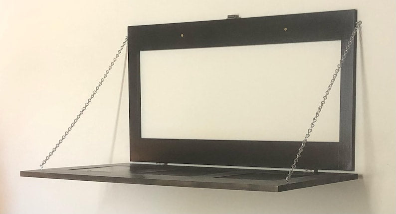 Black Mirror Secret Shelfie open as pillow shelf