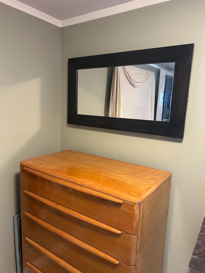 Black Mirror Secret Shelfie styled in bedroom